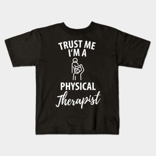 physiotherapist physical therapy gift saying funny Kids T-Shirt